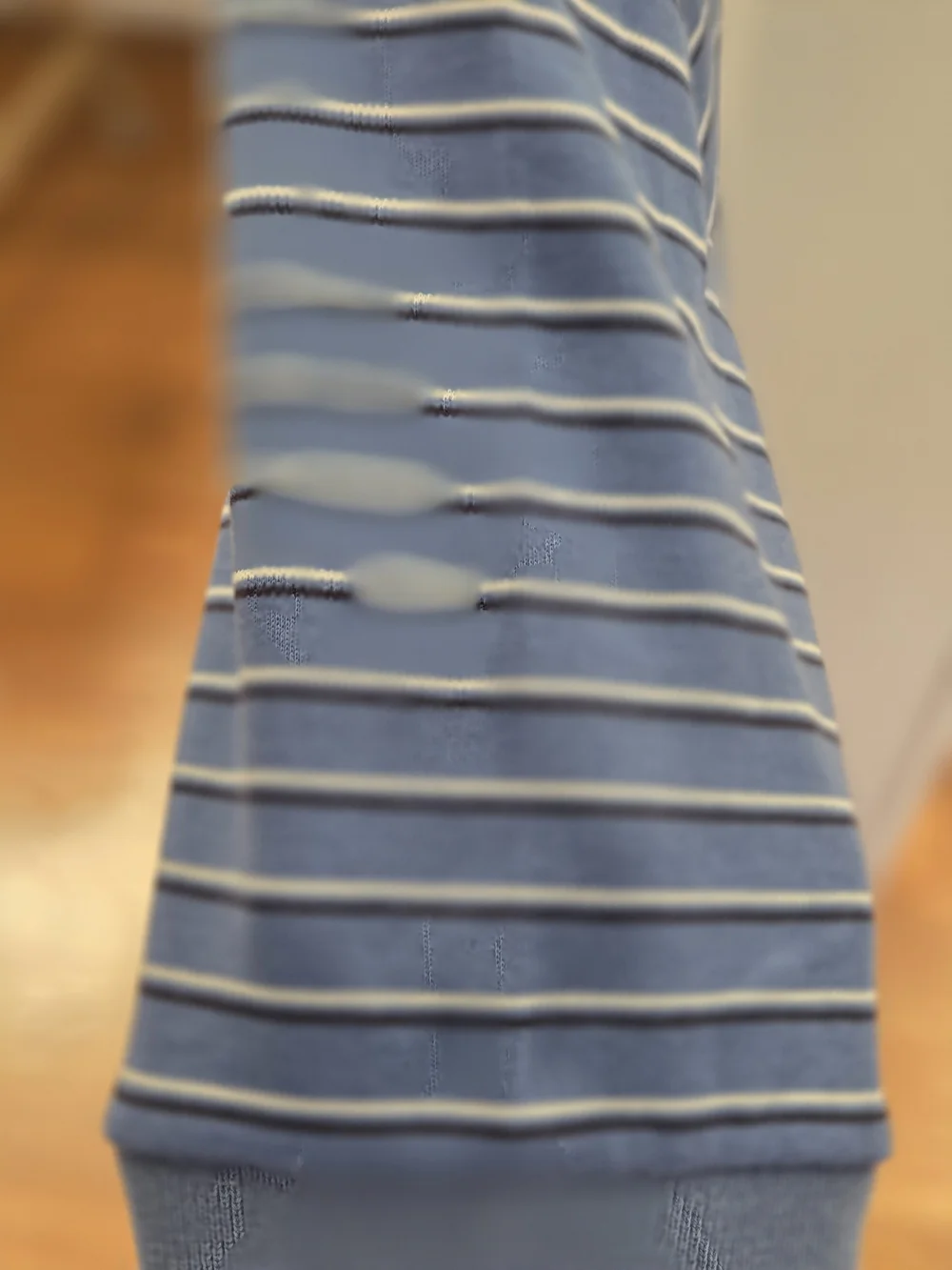 Polo by Ralph Lauren Men’s Light Blue Striped Polo Shirt Classic Fit (L)
